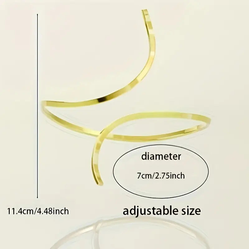 Women's Anklet with Golden-Tone Metallic Finish