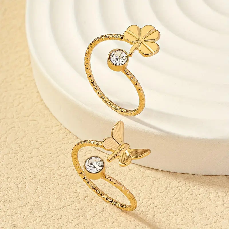 Luxury 14K Golden Foot Rings