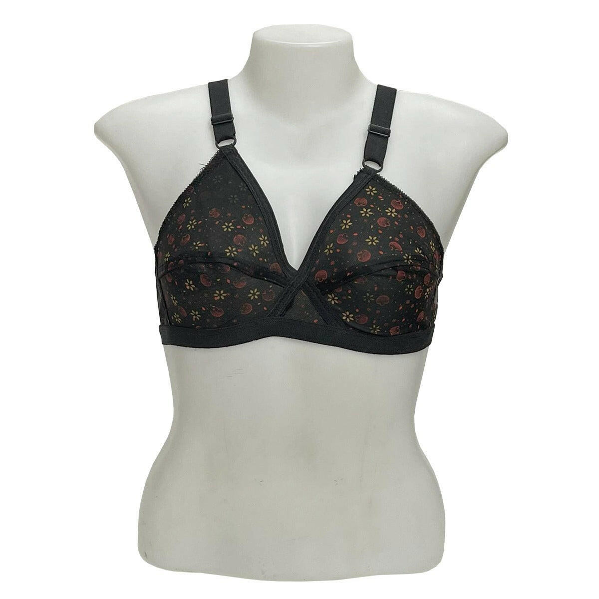 Pack of 4 Imported Style Printed Bras