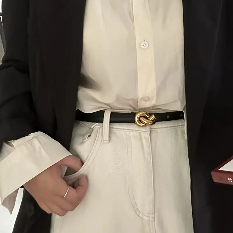 Women'S Vintage-Style Slim Belt