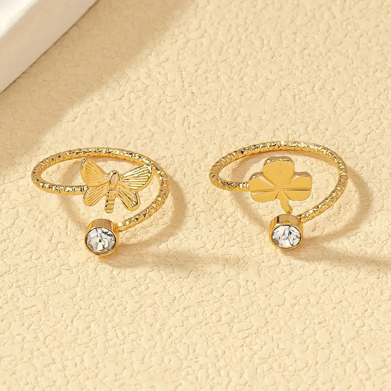 Luxury 14K Golden Foot Rings