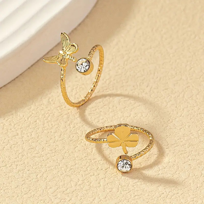 Luxury 14K Golden Foot Rings