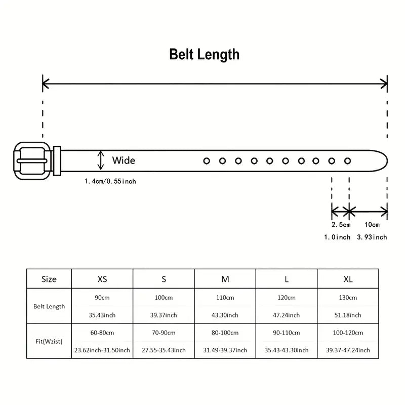 Double Ring Buckle Belt