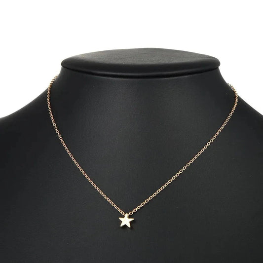 Star Alloy Simple Necklace Mominass