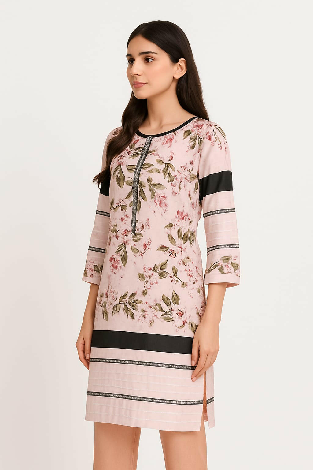 Floral Printed 2 Piece Suit – Shirt & Trouser