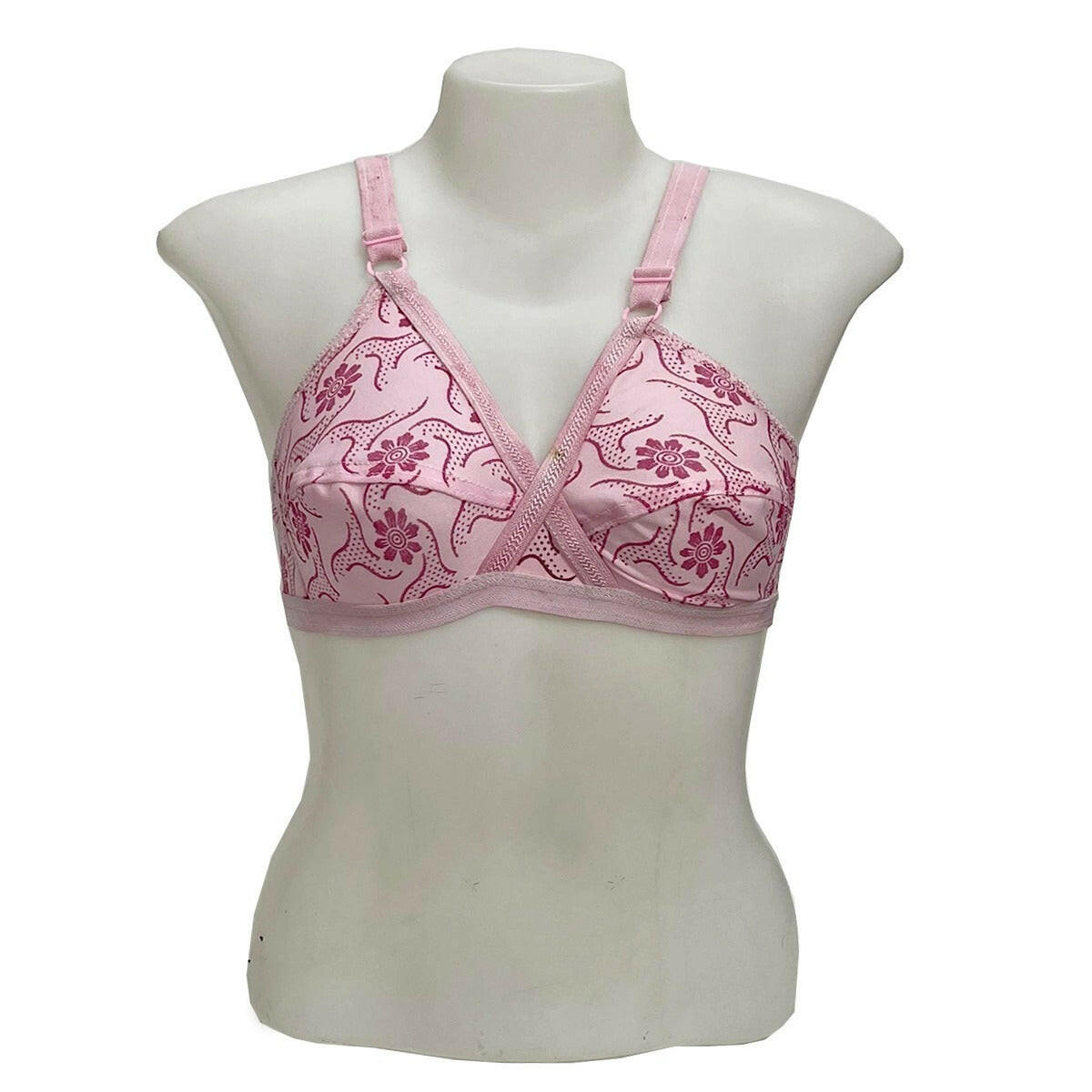 Pack of 4 Imported Style Printed Bras