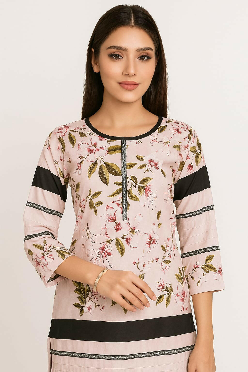 Floral Printed 2 Piece Suit – Shirt & Trouser
