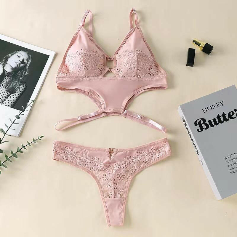 Ladies imported Silk light Paded Push-Up Bra set