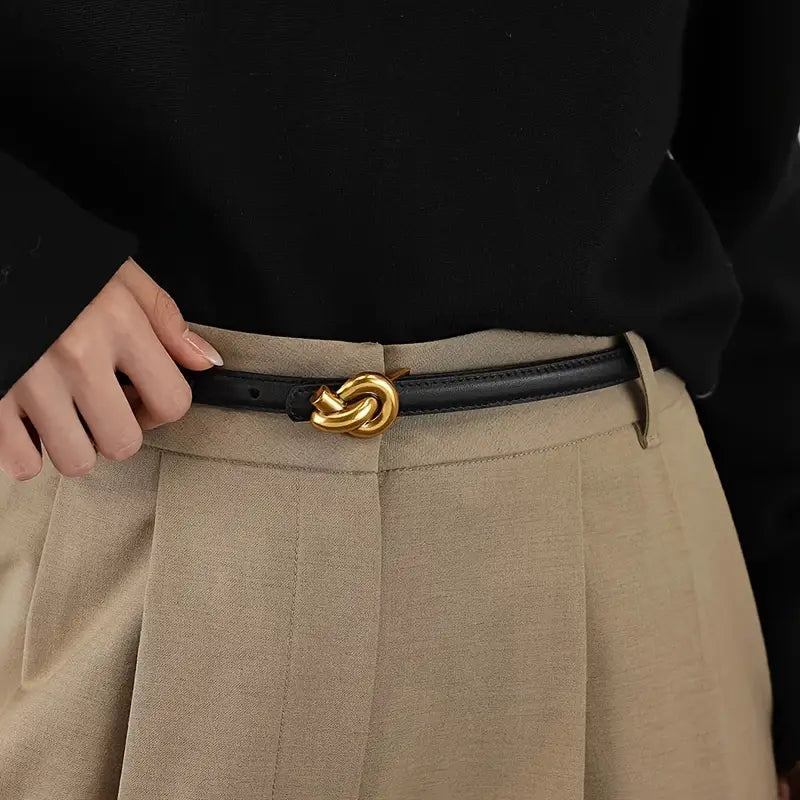 Women'S Vintage-Style Slim Belt