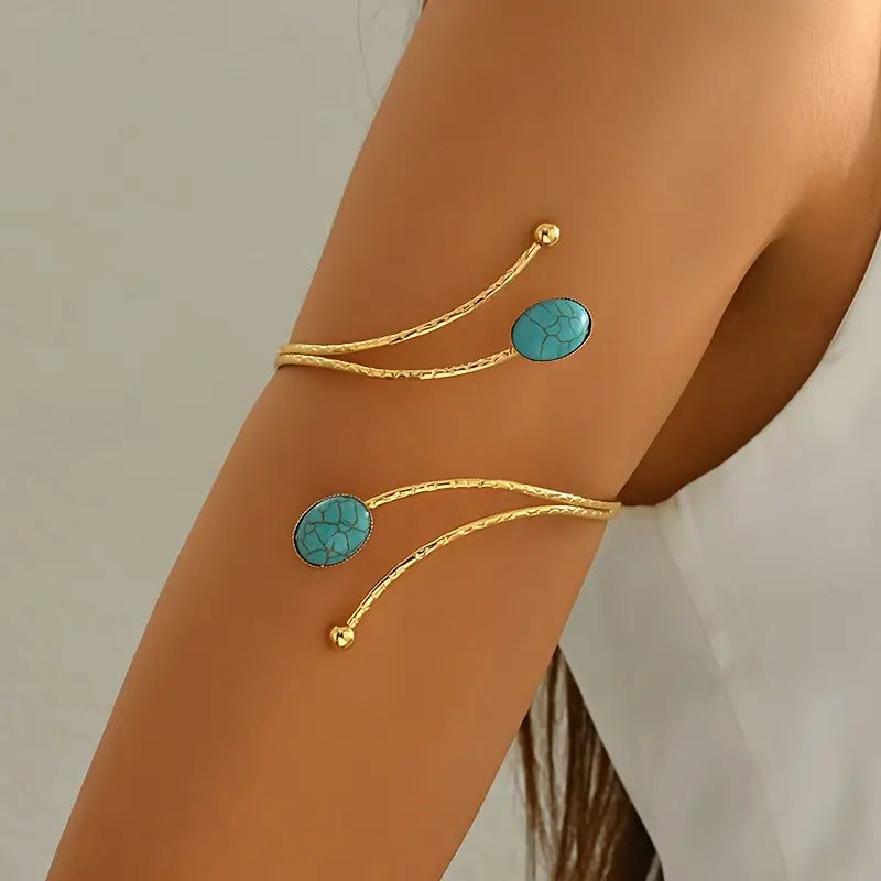 Women's Elegant Multi-Layer Open Bangle Bracelet