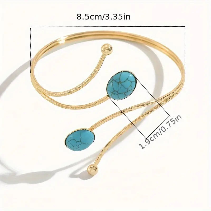 Women's Elegant Multi-Layer Open Bangle Bracelet