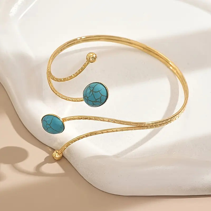 Women's Elegant Multi-Layer Open Bangle Bracelet