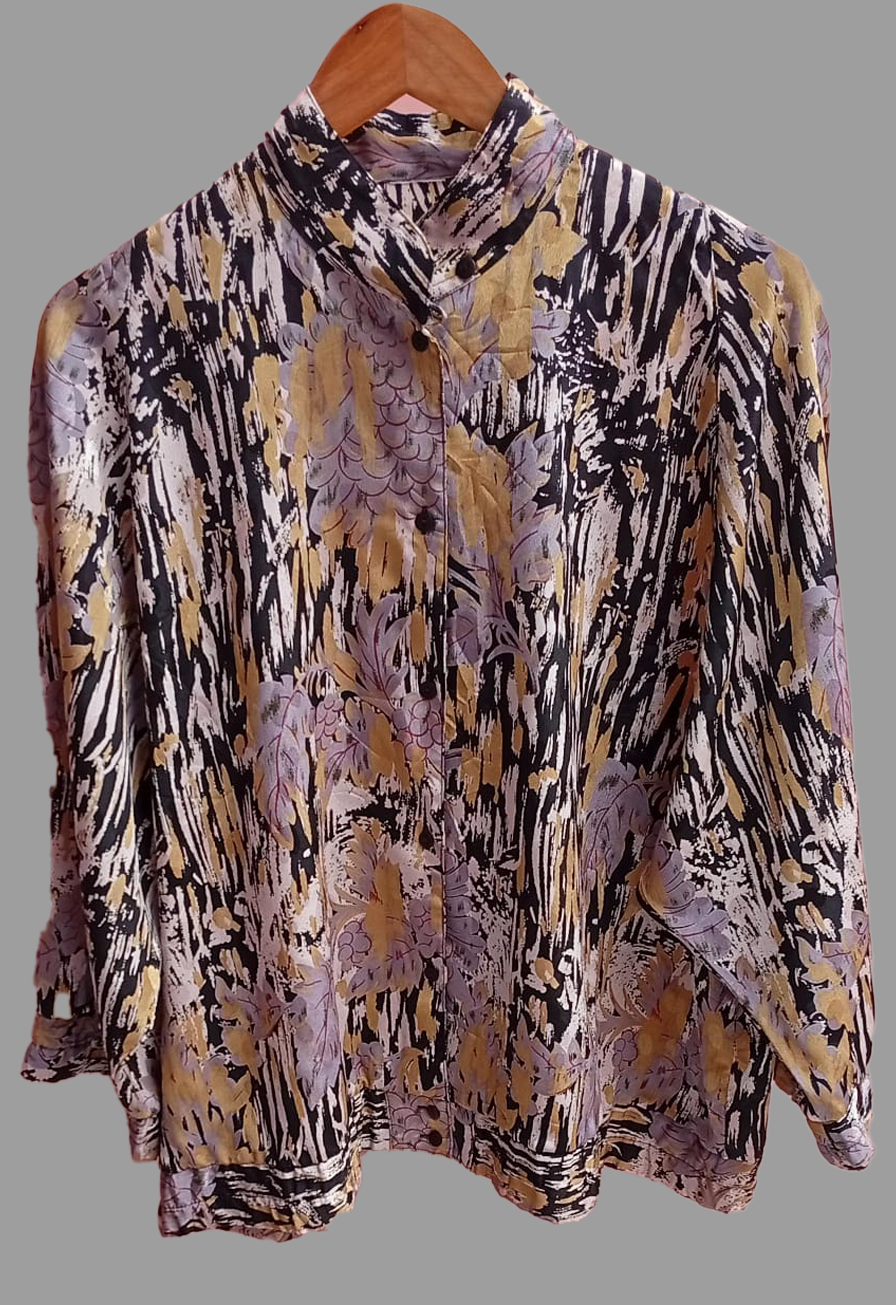 Abstract Printed Shirt | Clearance Tops