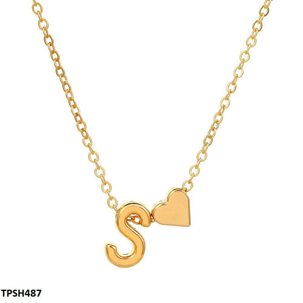 Alphabet Heart Pendent