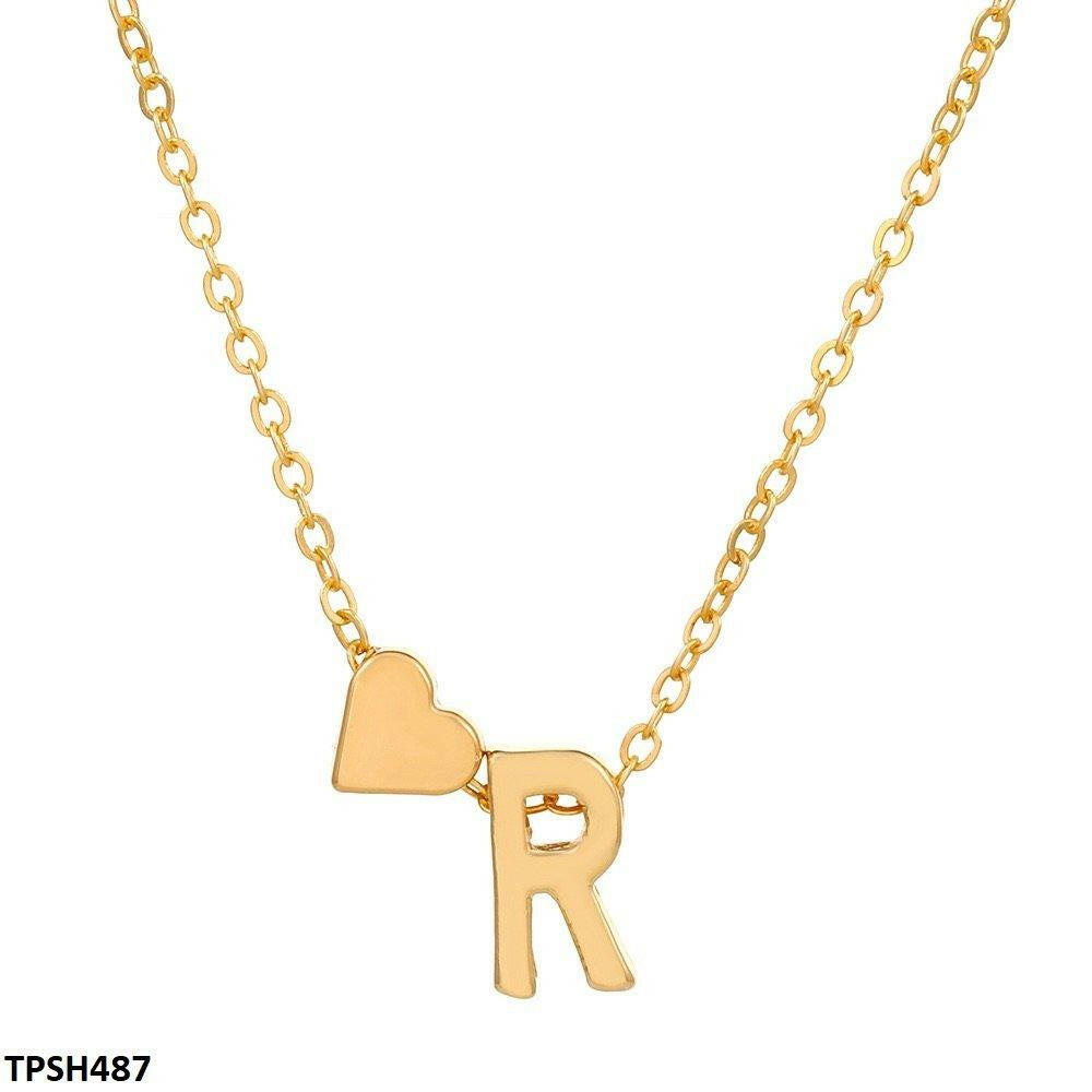 Alphabet Heart Pendent