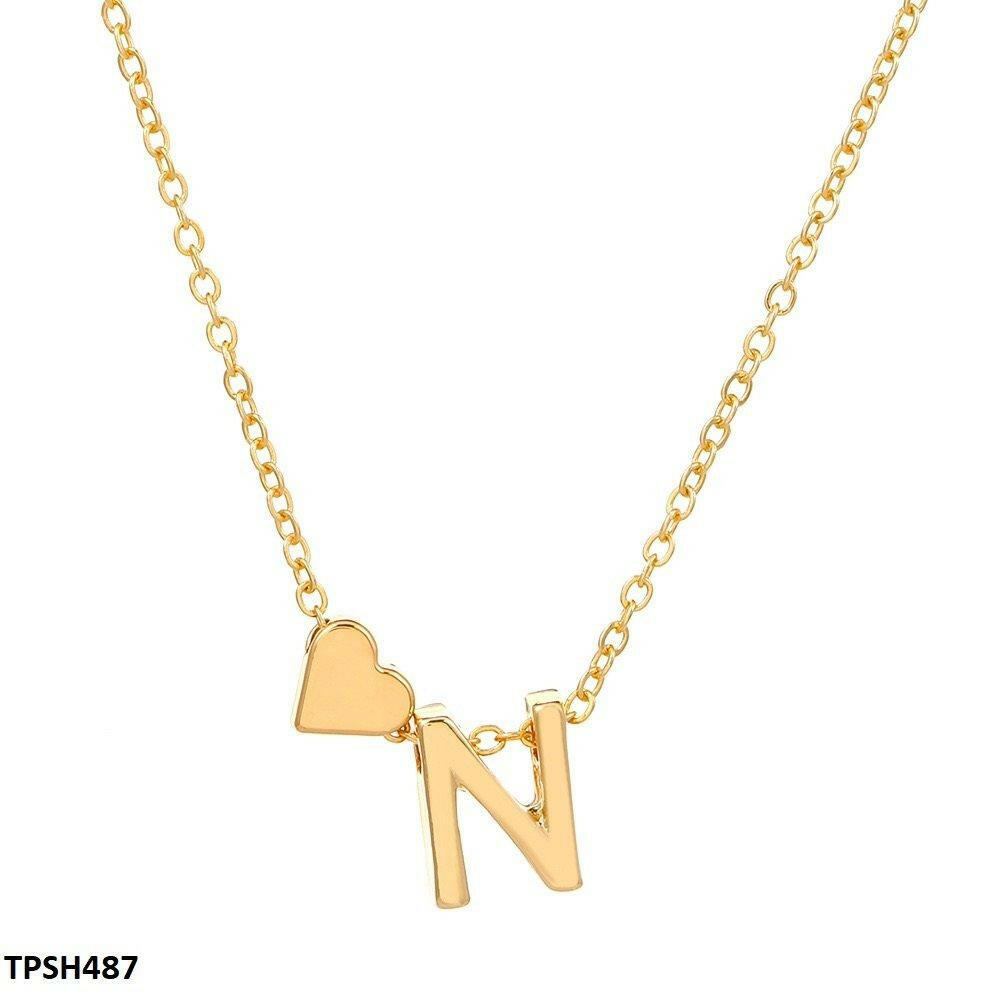 Alphabet Heart Pendent
