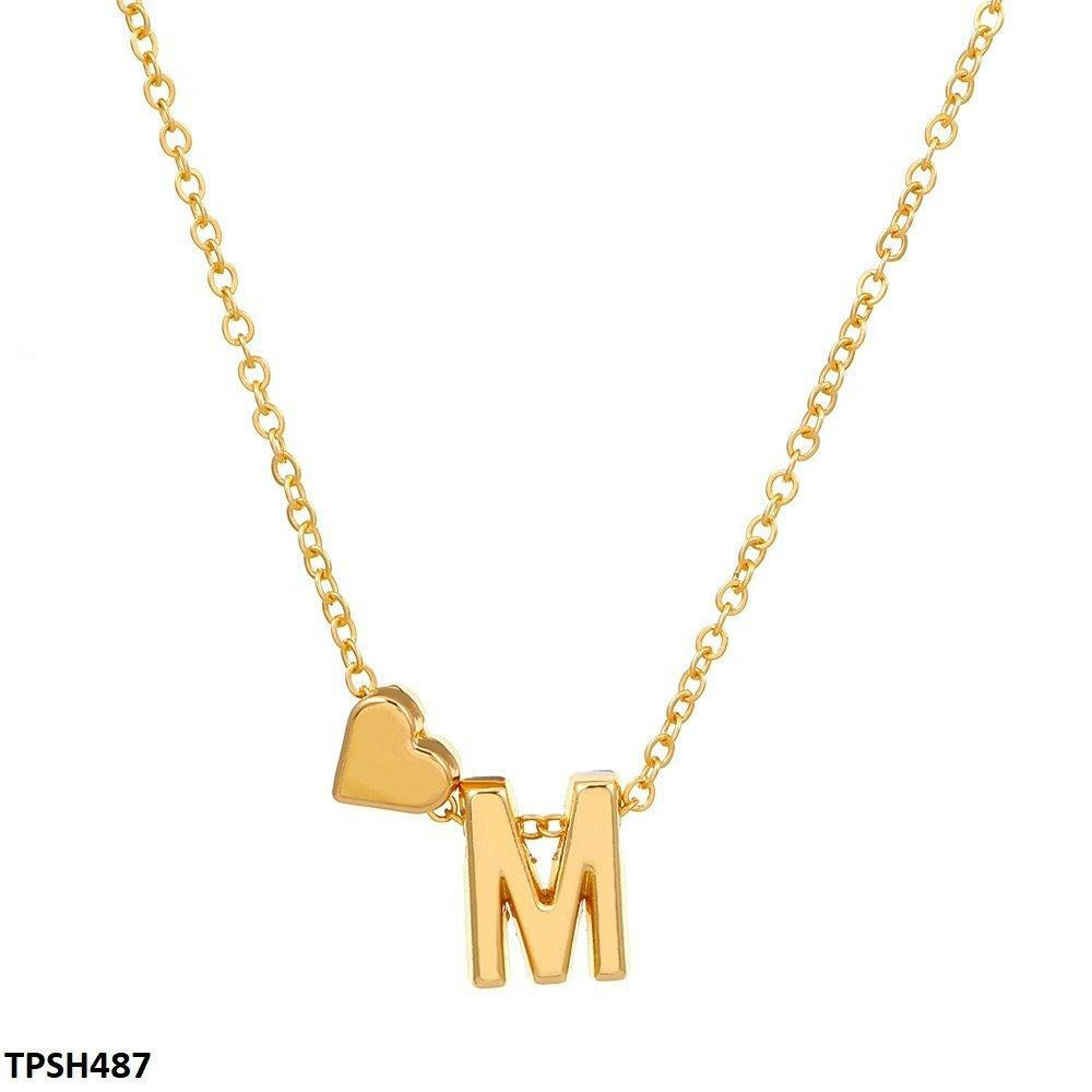 Alphabet Heart Pendent