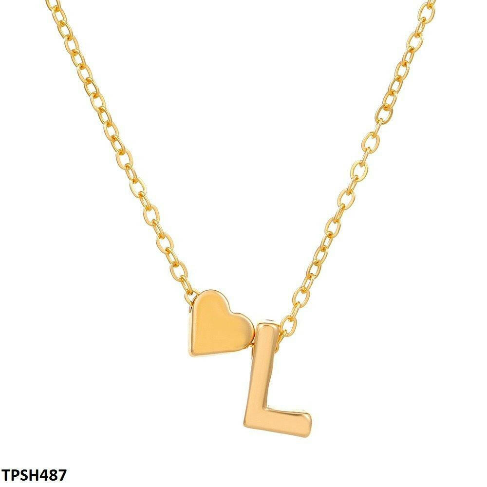 Alphabet Heart Pendent