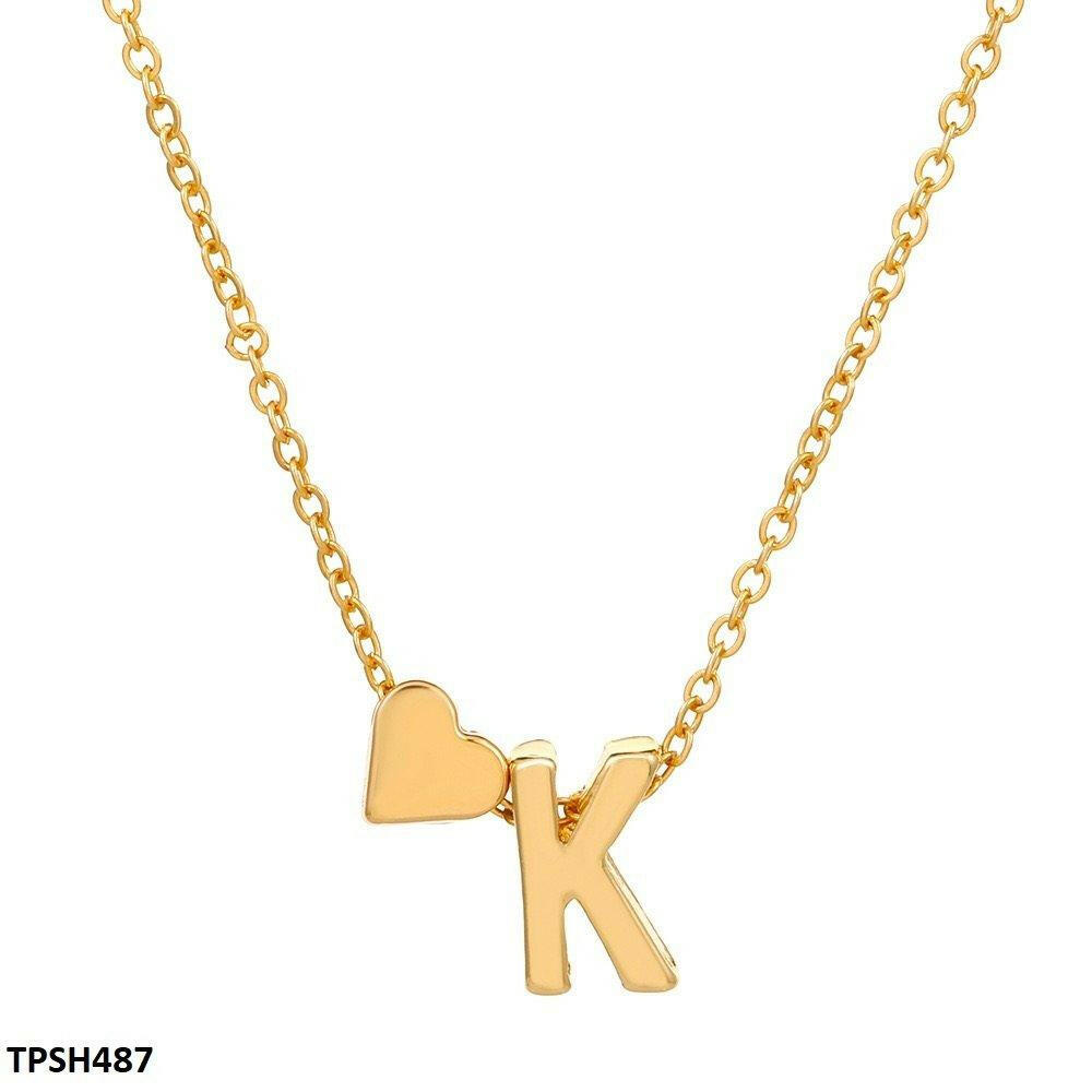 Alphabet Heart Pendent