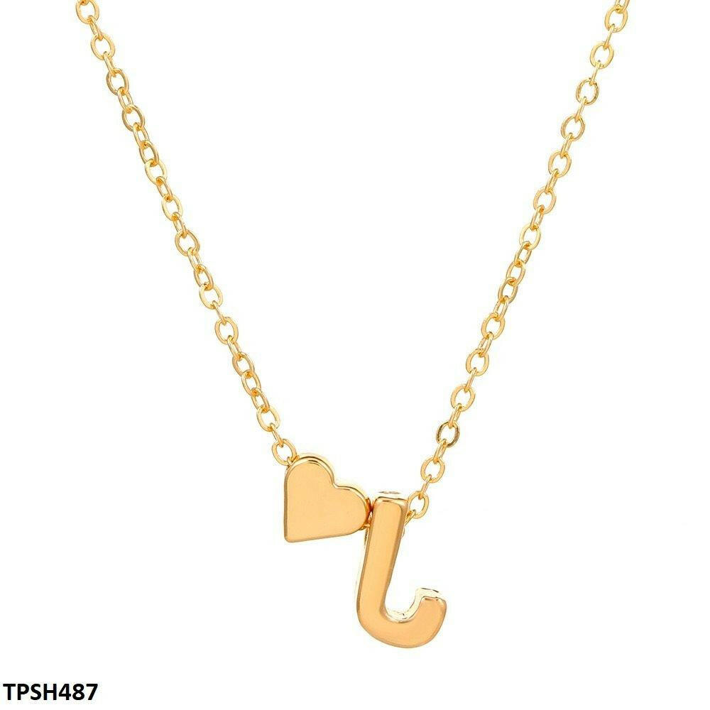 Alphabet Heart Pendent