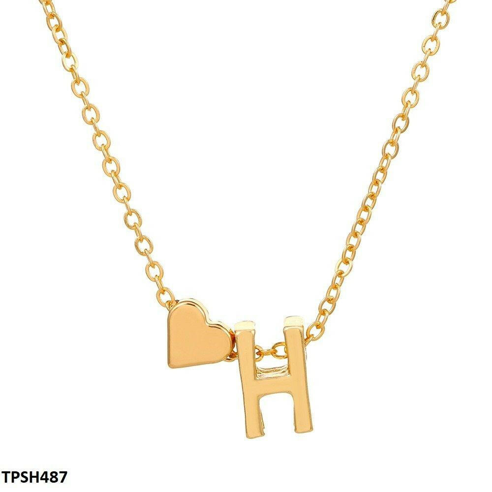 Alphabet Heart Pendent