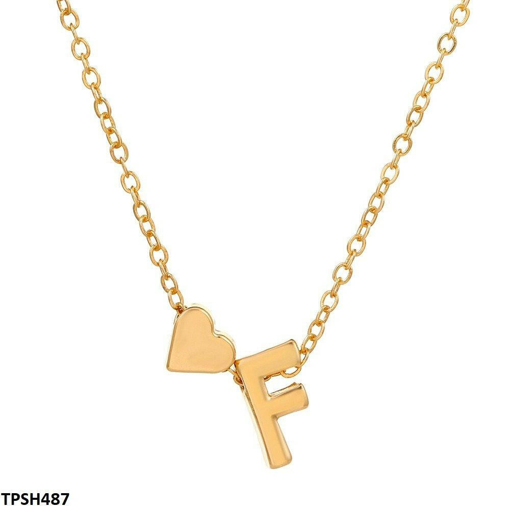 Alphabet Heart Pendent