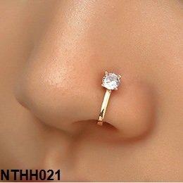 Round Stone Nose Clip