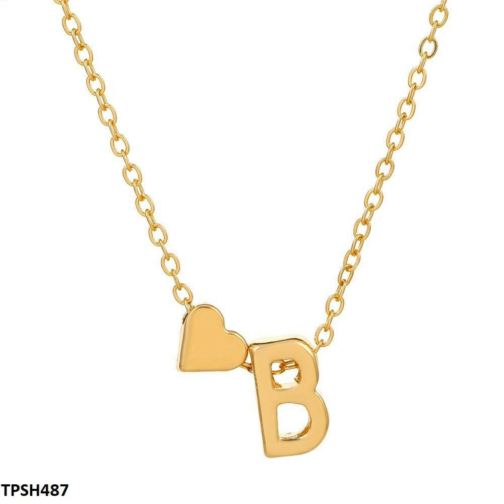 Alphabet Heart Pendent