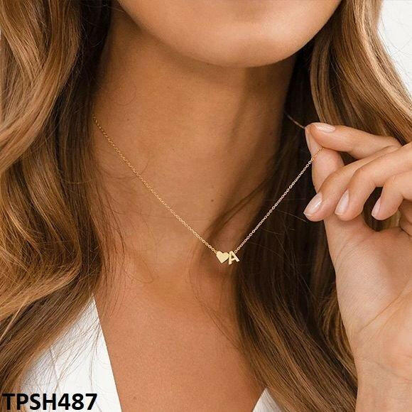 Alphabet Heart Pendent
