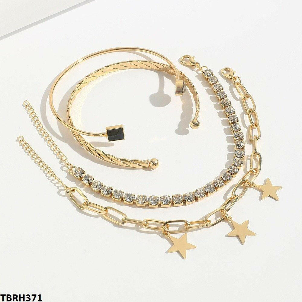 Square/Tear/Star Bracelet Set