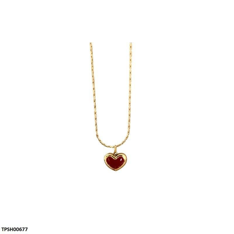 Imp Stainless Steel Heart Pendant