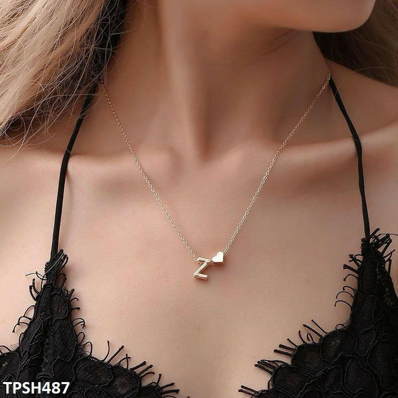 Alphabet Heart Pendent