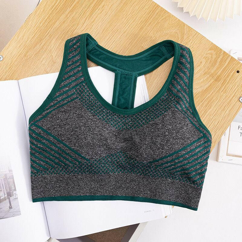 Stylish Mustard & Grey Sports Bras – Comfort & Support