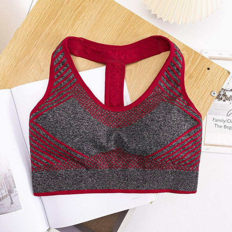 Stylish Mustard & Grey Sports Bras – Comfort & Support