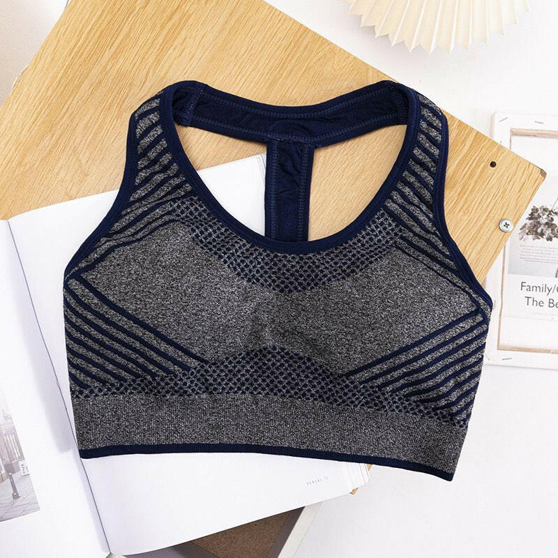 Stylish Mustard & Grey Sports Bras – Comfort & Support