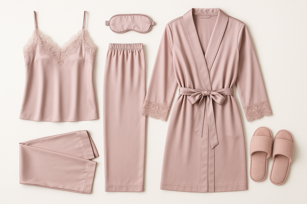 5 Pcs Nightwear Set for Women – Stylish & Comfortable Sleepwear 2025