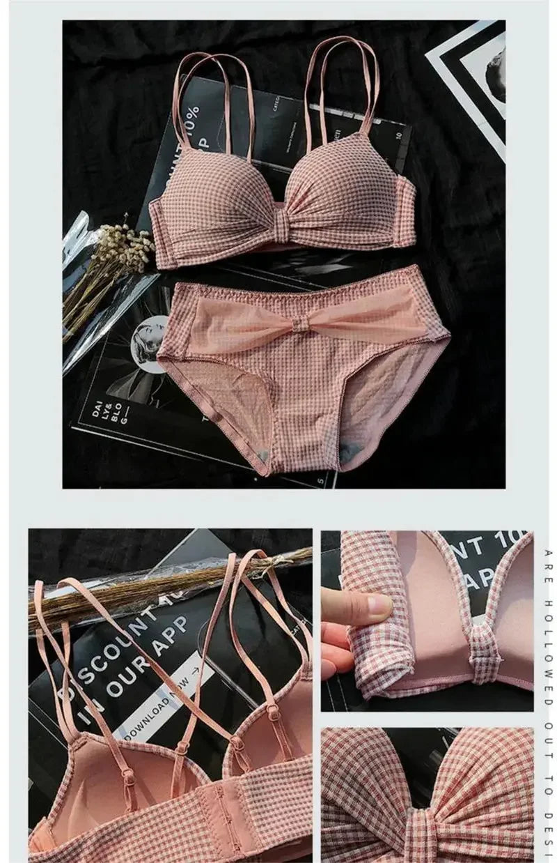 Womens Seamless Bra & Panty Set Mominass