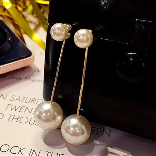 1 Pair Elegant Sweet Pearl Tops Mominass