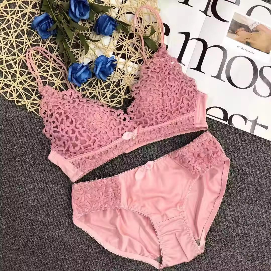 Double-Strapped Bra & Panty Set Mominass