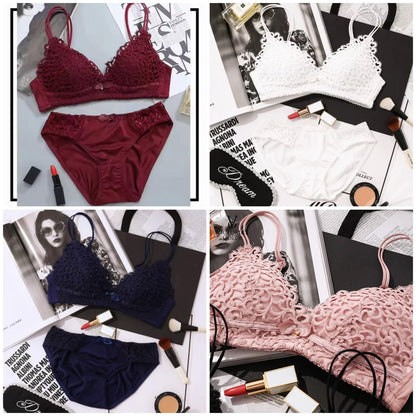 Double-Strapped Bra & Panty Set Mominass