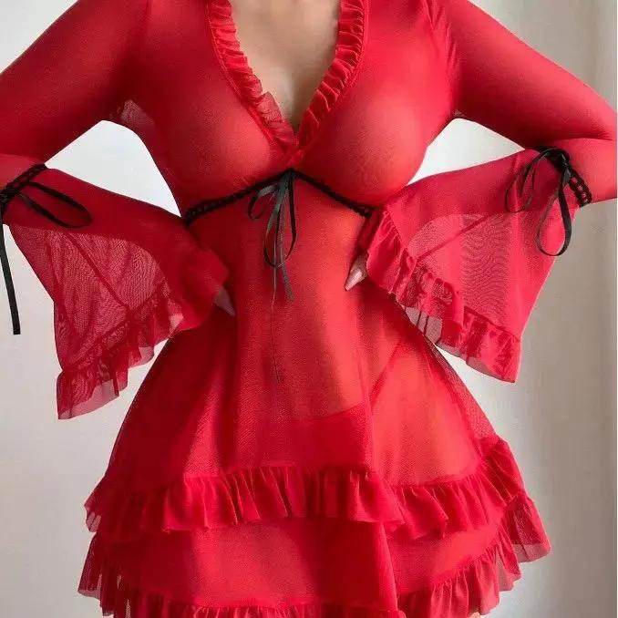 Women Sexy Sleepwear Lingerie Mominass