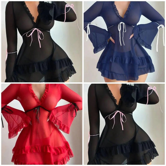Women Sexy Sleepwear Lingerie Mominass