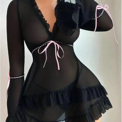 Women Sexy Sleepwear Lingerie Mominass
