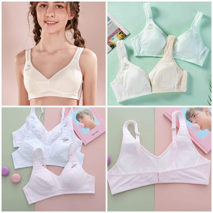 Teen Girls’ Cotton Training Bras Mominass
