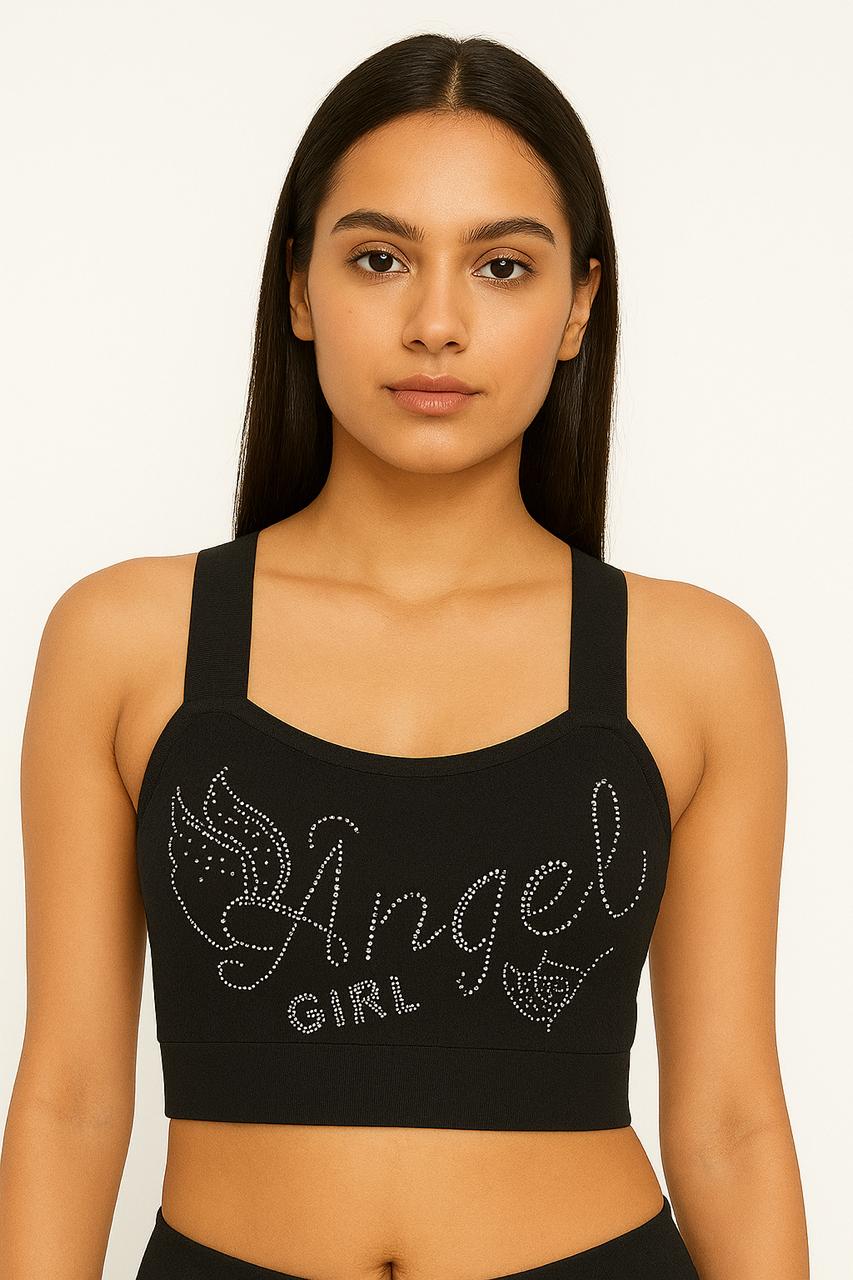 Angel Girl Sports Bra Mominass