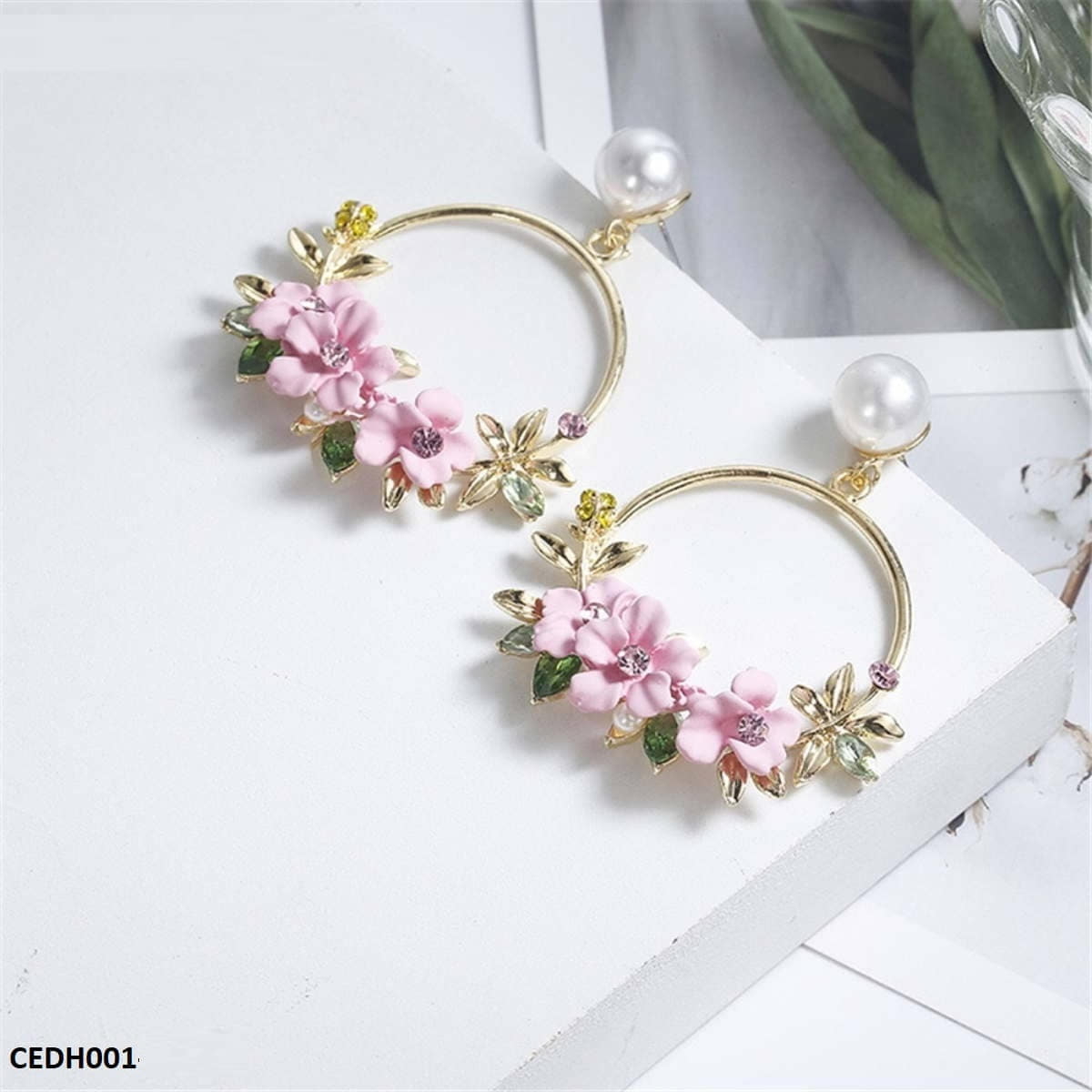 JMN Earrings Flower Mominass