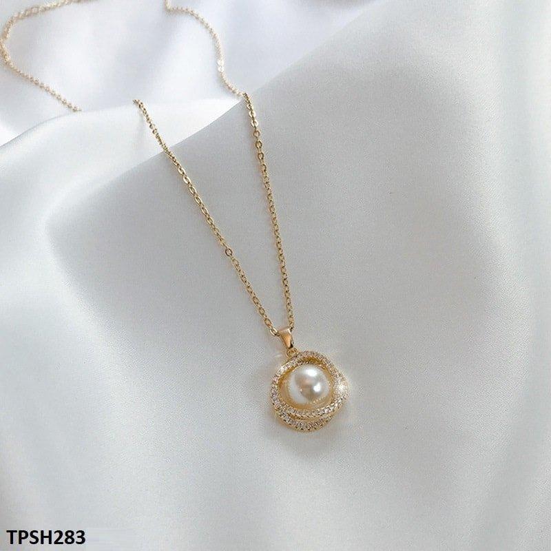 Pearl/Curb Chain Pendant Mominass