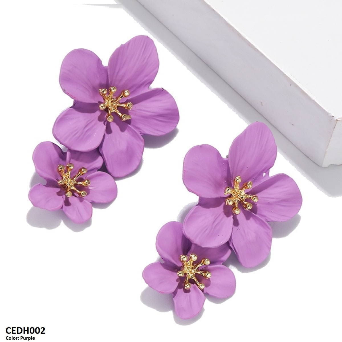 Flower Drop Earrings Mominass