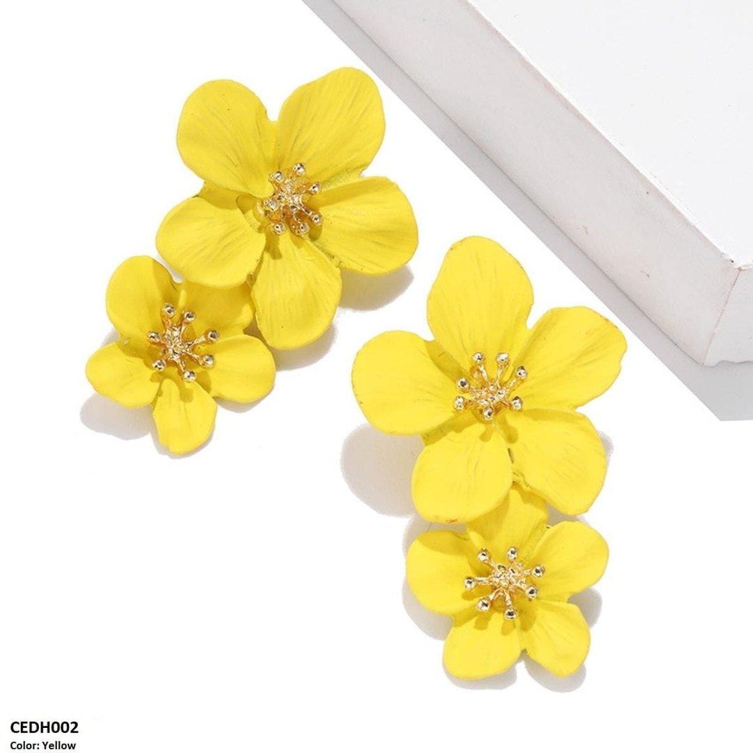 Flower Drop Earrings Mominass