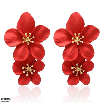 Flower Drop Earrings Mominass